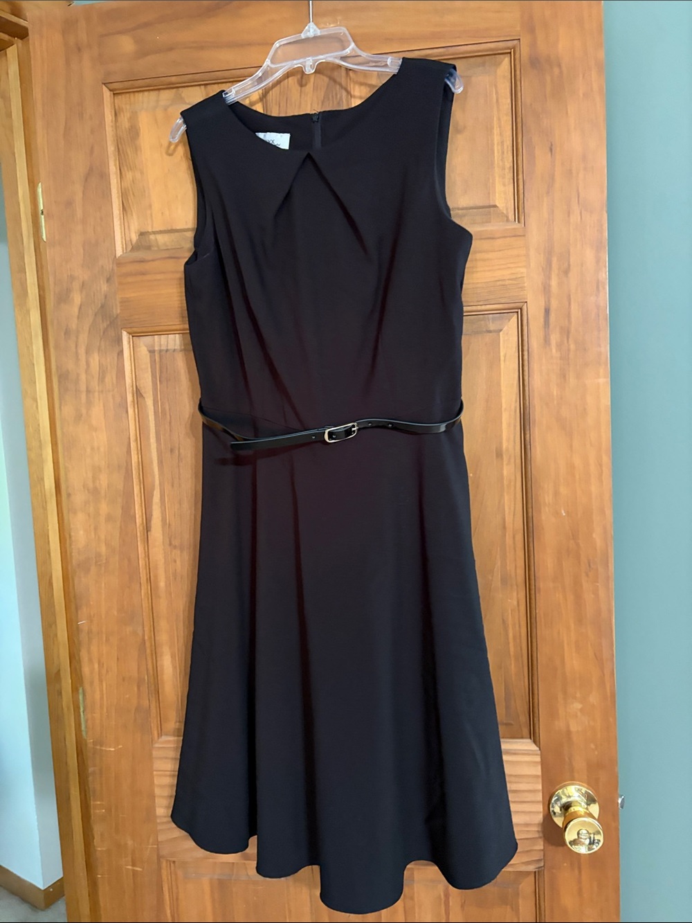 Alyx Limited Black Sleeveless Midi Dress with Slim Belt